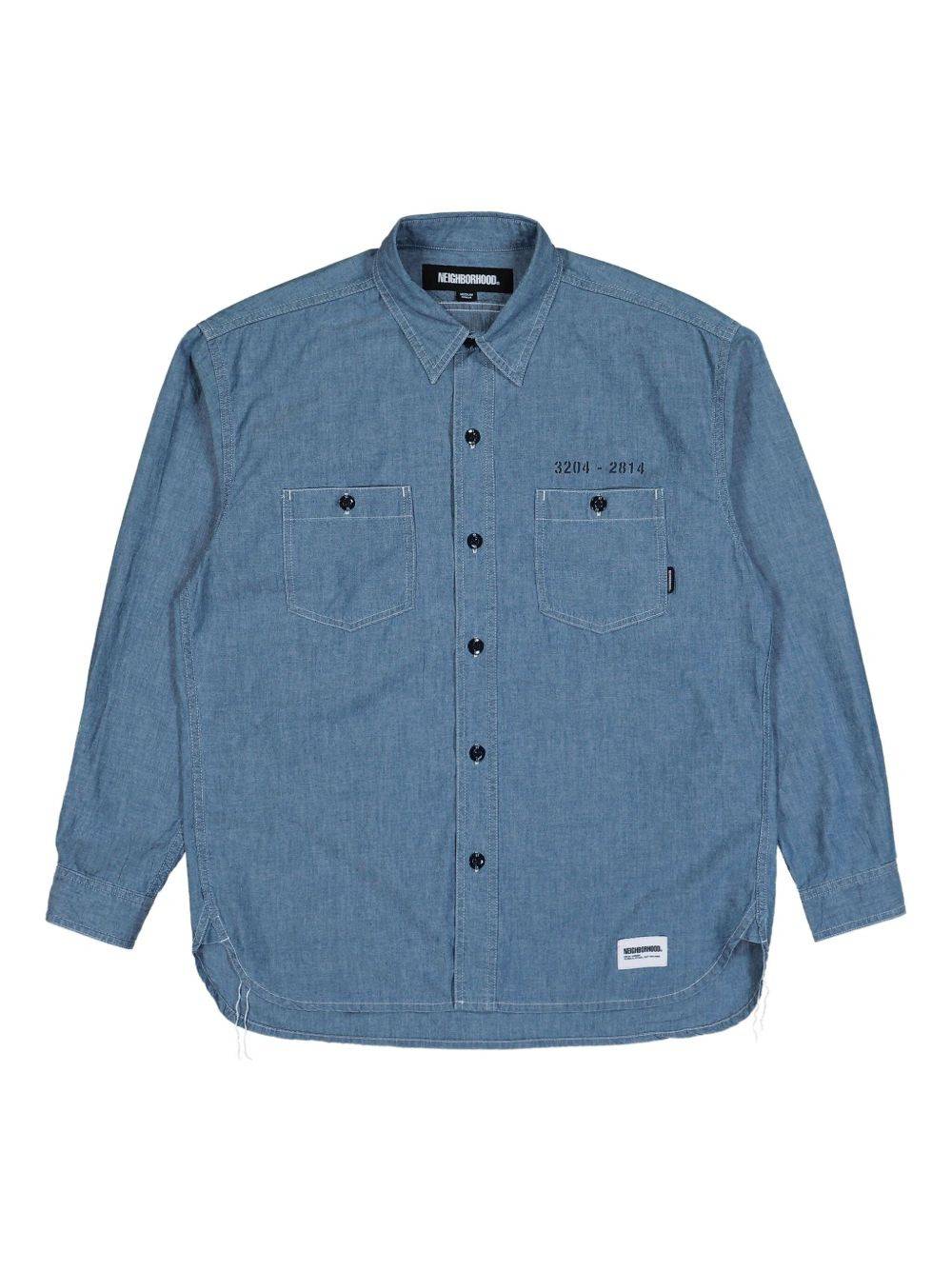 patch-pocket cotton shirt - 5
