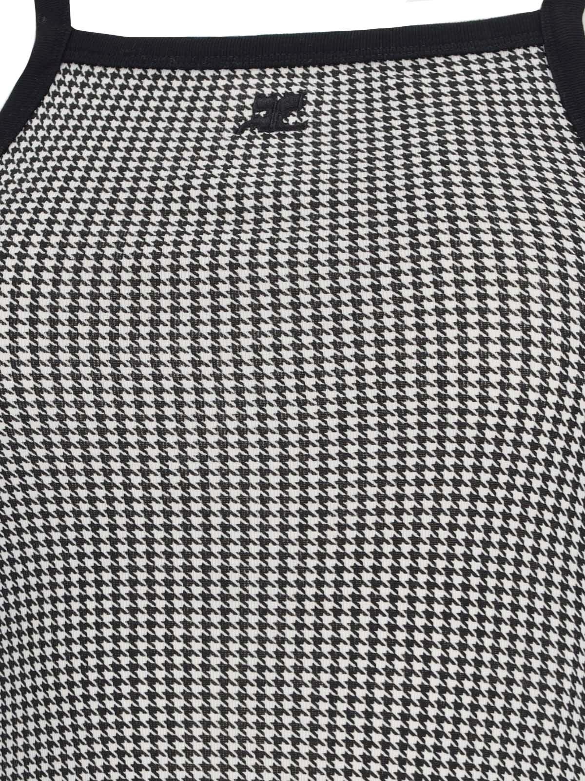 HOUNDSTOOTH MINI DRESS - 3