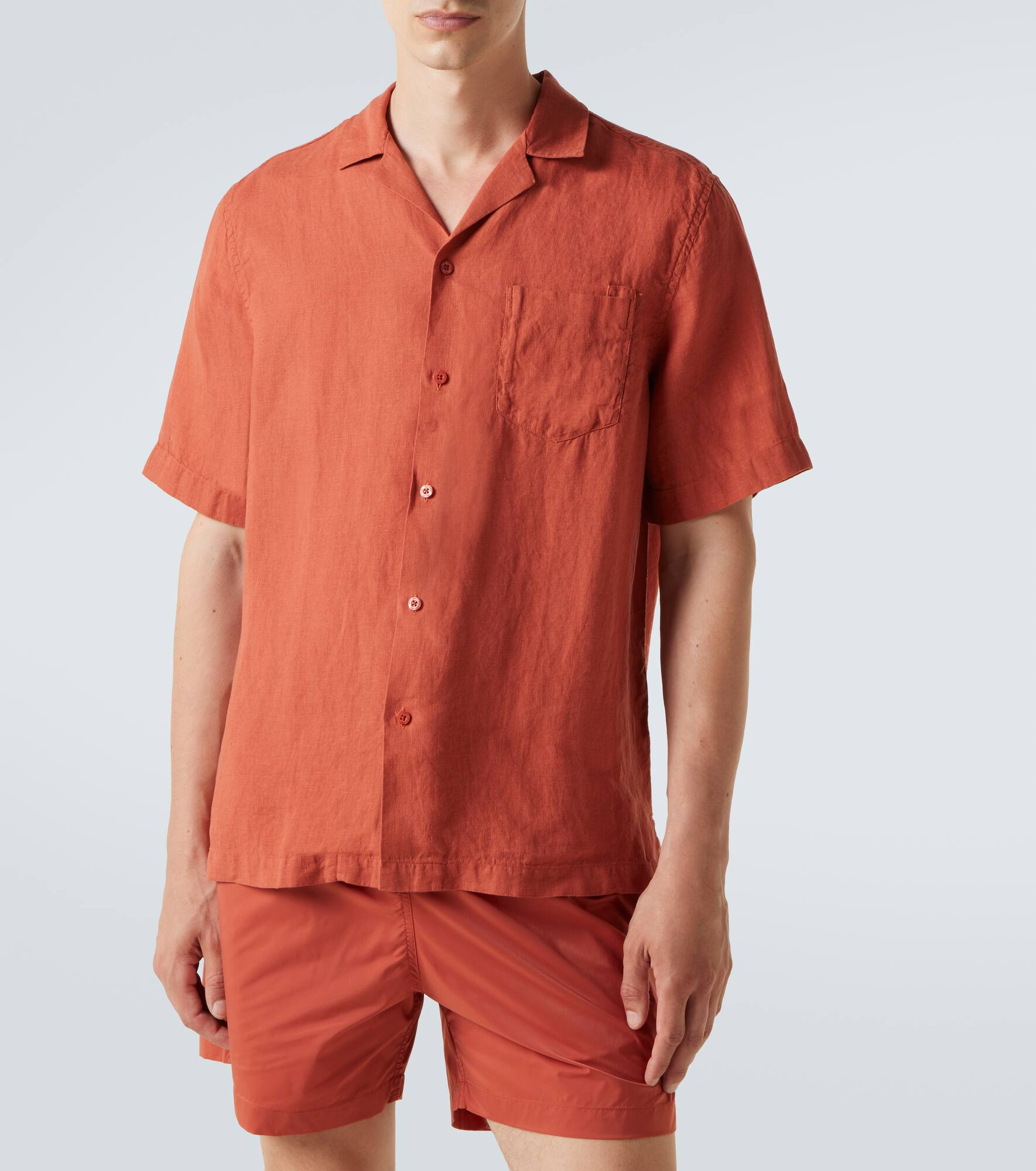 Angelo linen bowling shirt - 3