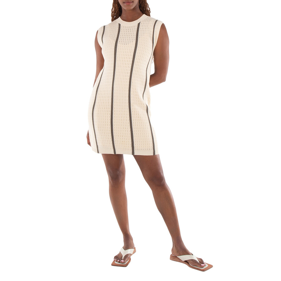 Anine Bing Stripe Sleeveless Lanie Mini-Length Dress - 4