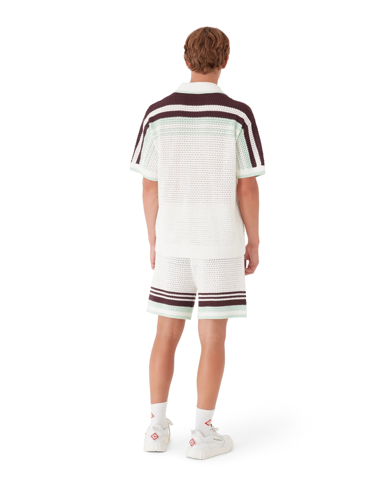 Tennis Cotton Crochet Shorts | Casablanca Paris - 3