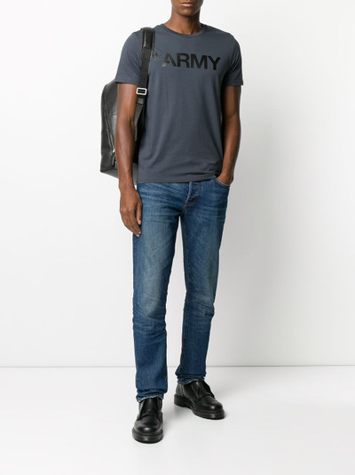 Yves Salomon logo print T-shirt outlook