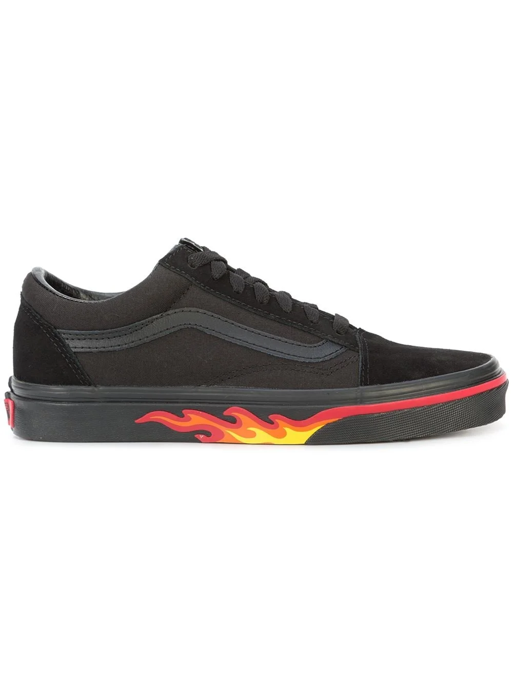 Old Skool Flame lace-up sneakers - 1