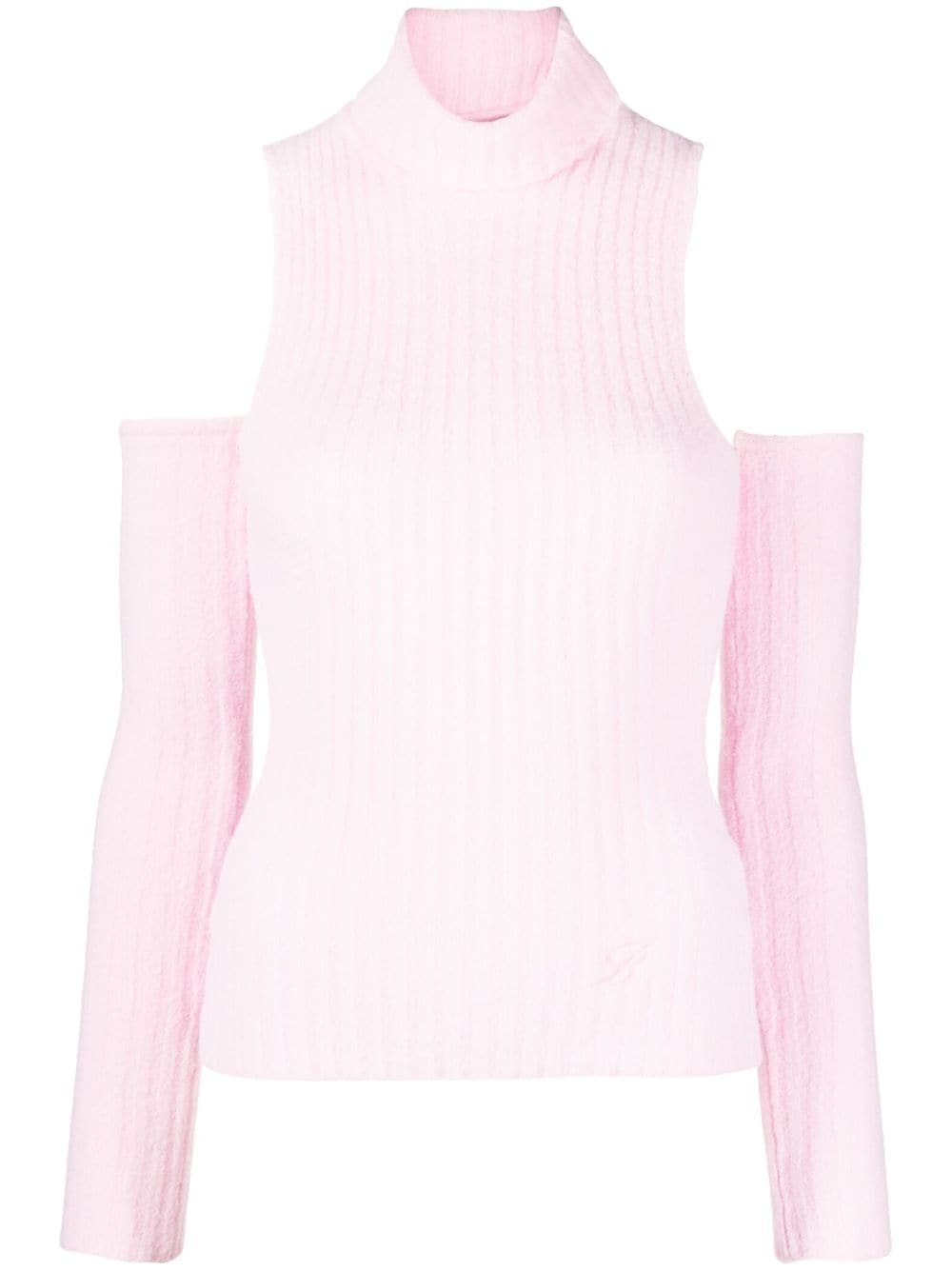 ribbed-knit top - 1