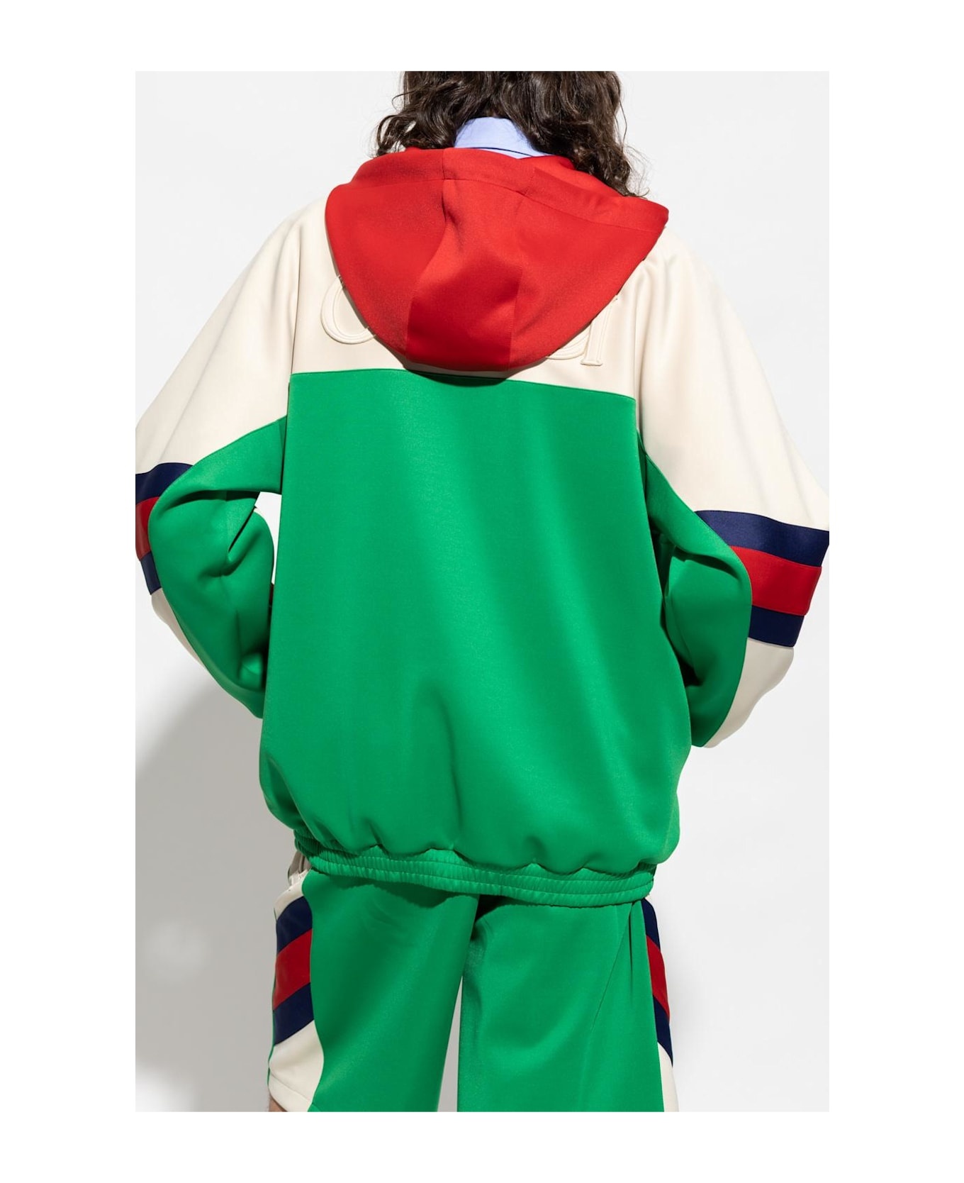 Gucci Hoodie With 'web' Stripe - 4