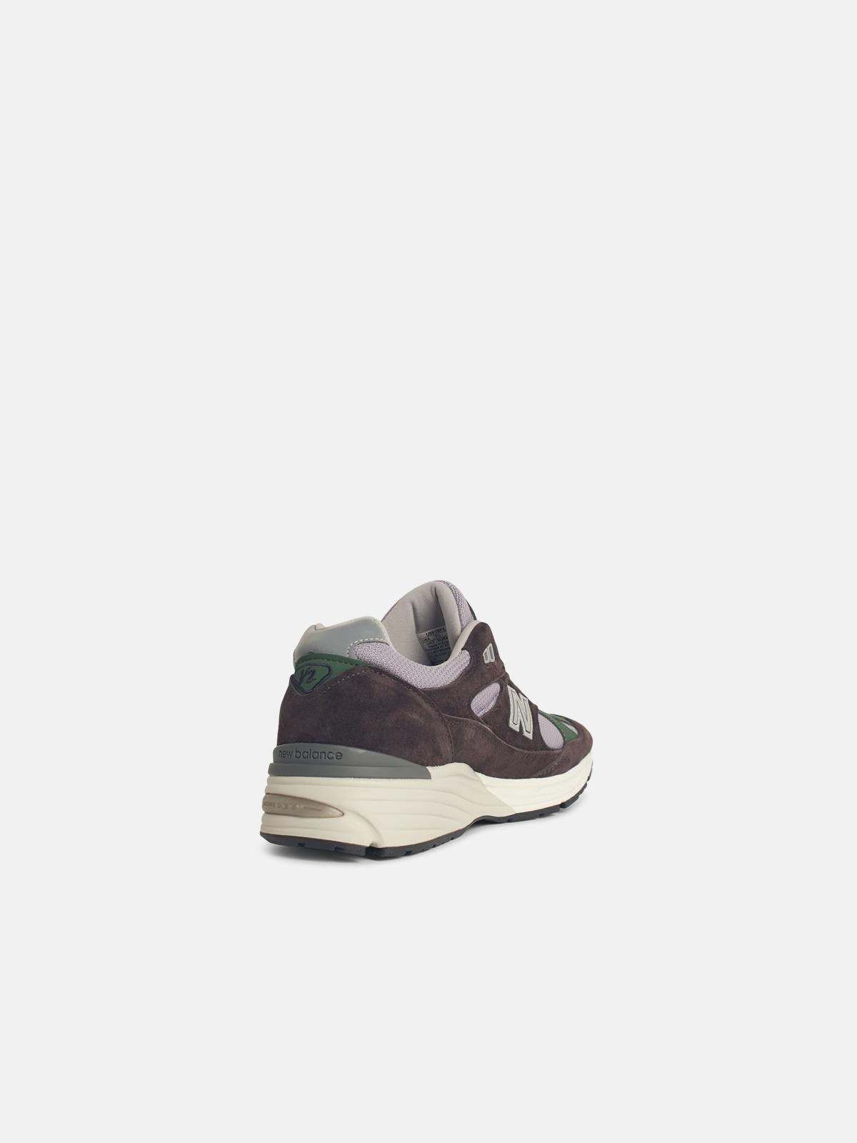 '991' GREEN SUEDE BLEND SNEAKERS - 3