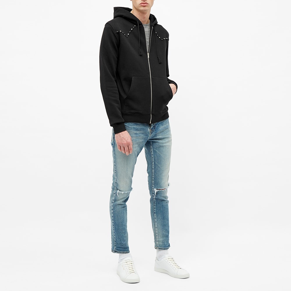 Saint Laurent Zipped Western Hoody - 6