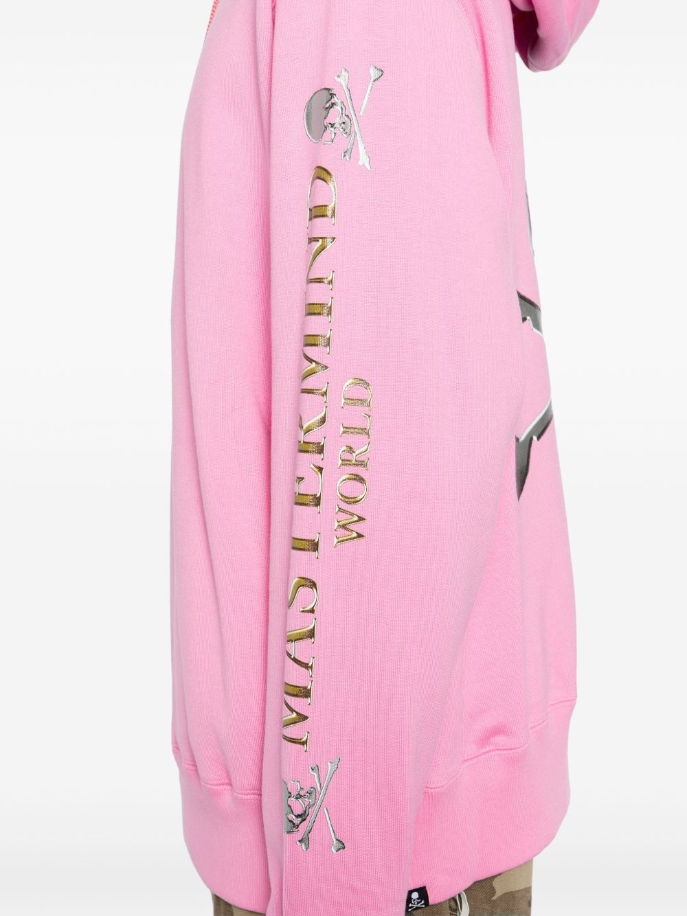 logo print hoodie - 5