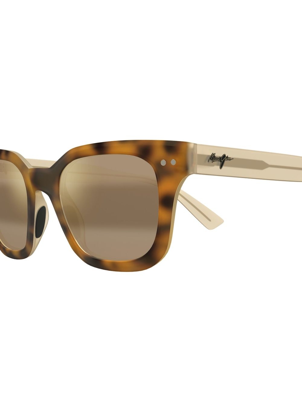tortoiseshell square sunglasses - 3