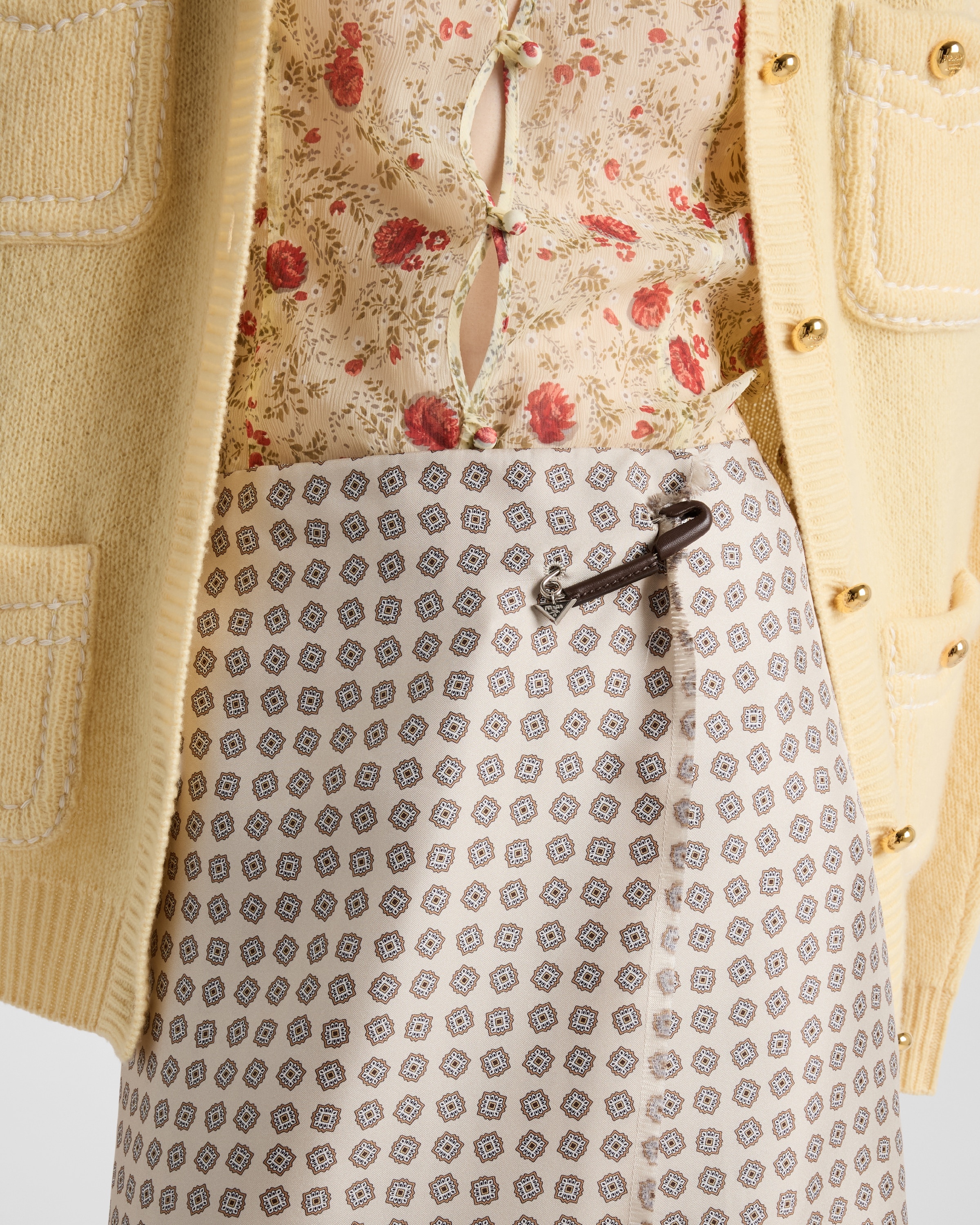 Printed chiffon shirt - 3