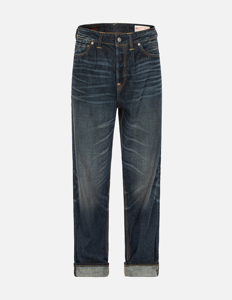 INARI MASK PRINT RELAX FIT DENIM JEANS 1