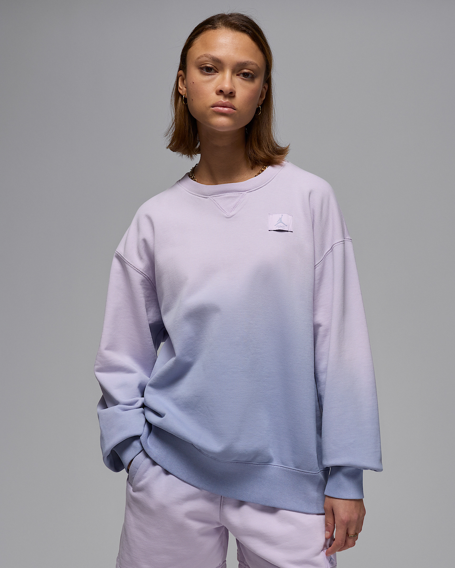 Jordan Flight Fleece Women's French Terry Crew-Neck Sweatshirt - 1
