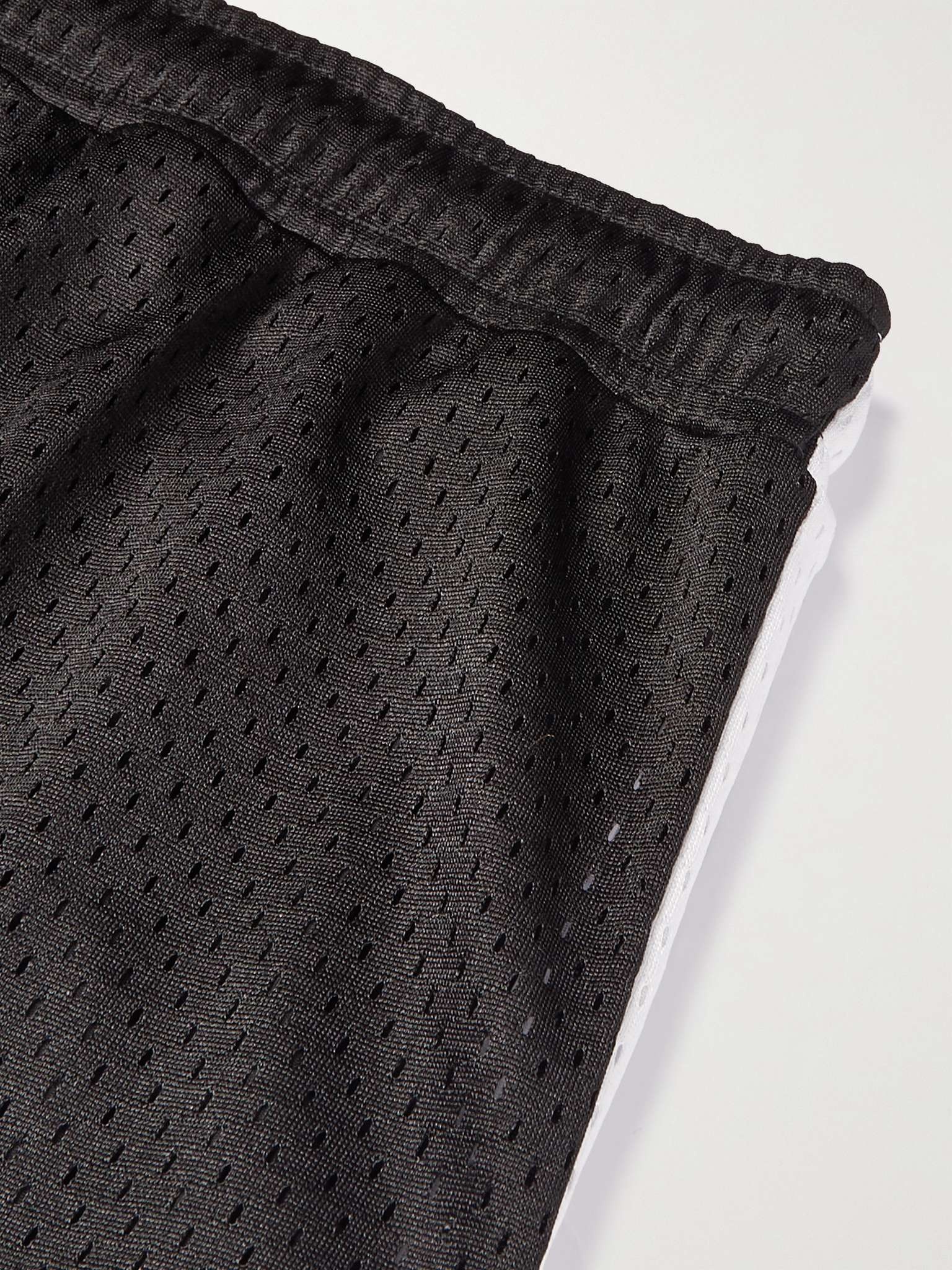 Logo Webbing-Trimmed Mesh Sweatpants - 5