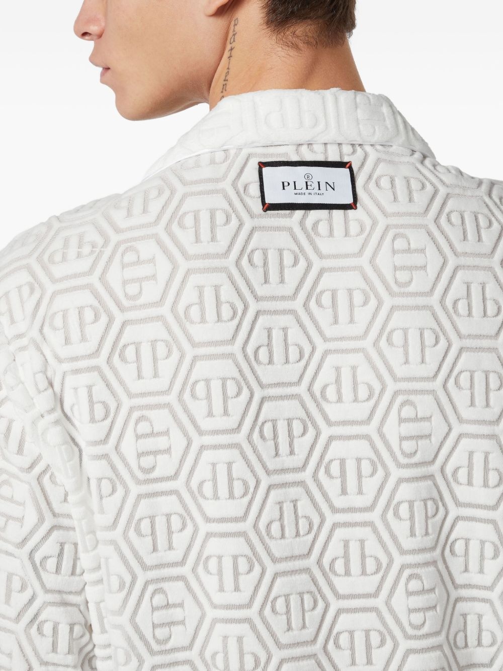 monogram-jacquard shirt - 5