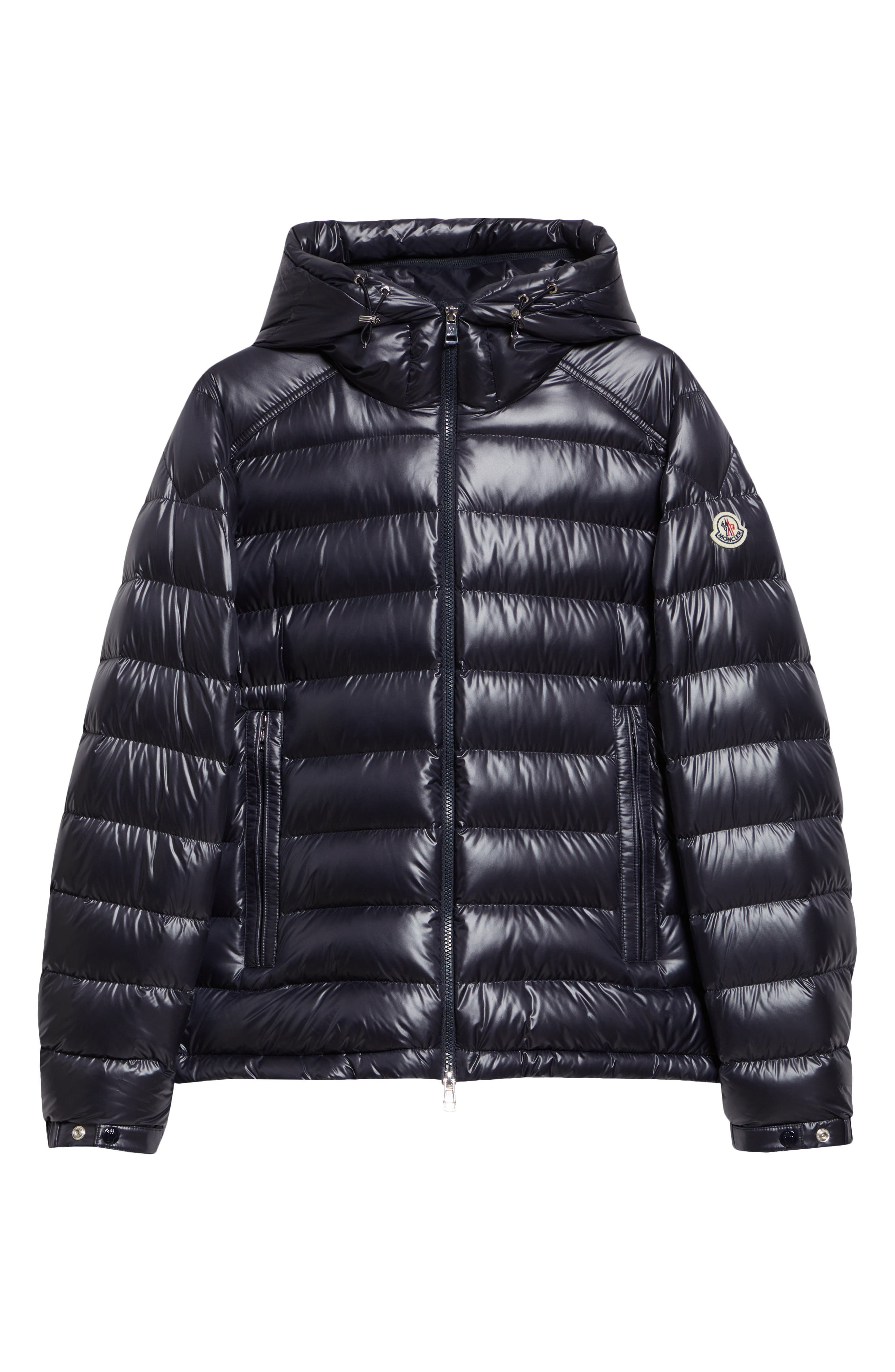 Moncler Besines Double Hood Down Jacket in Navy Blue at Nordstrom - 6