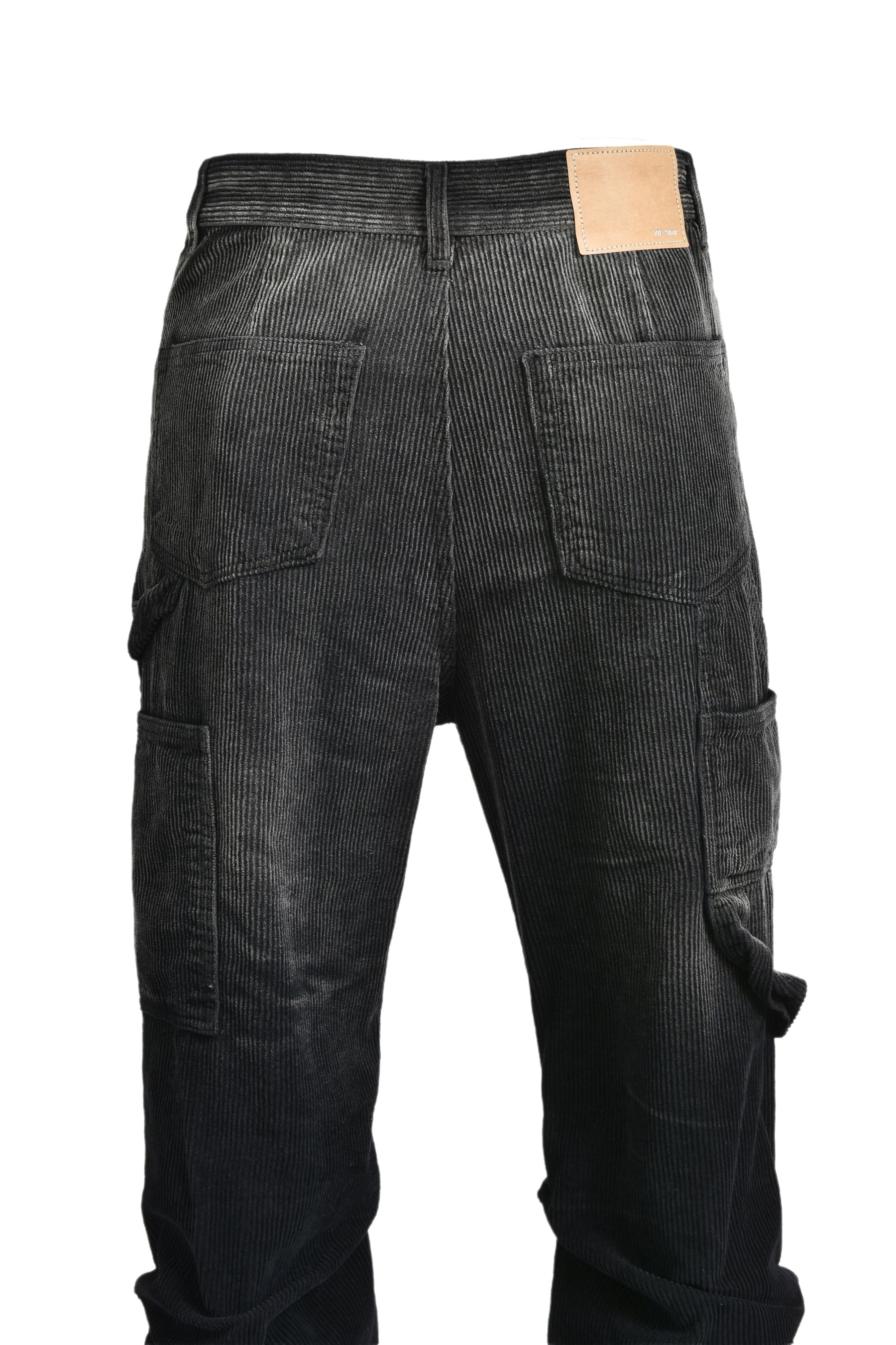 We11done WASHED AND WRINKLED CORDUROY PANTS / BLK | nubiantokyo 