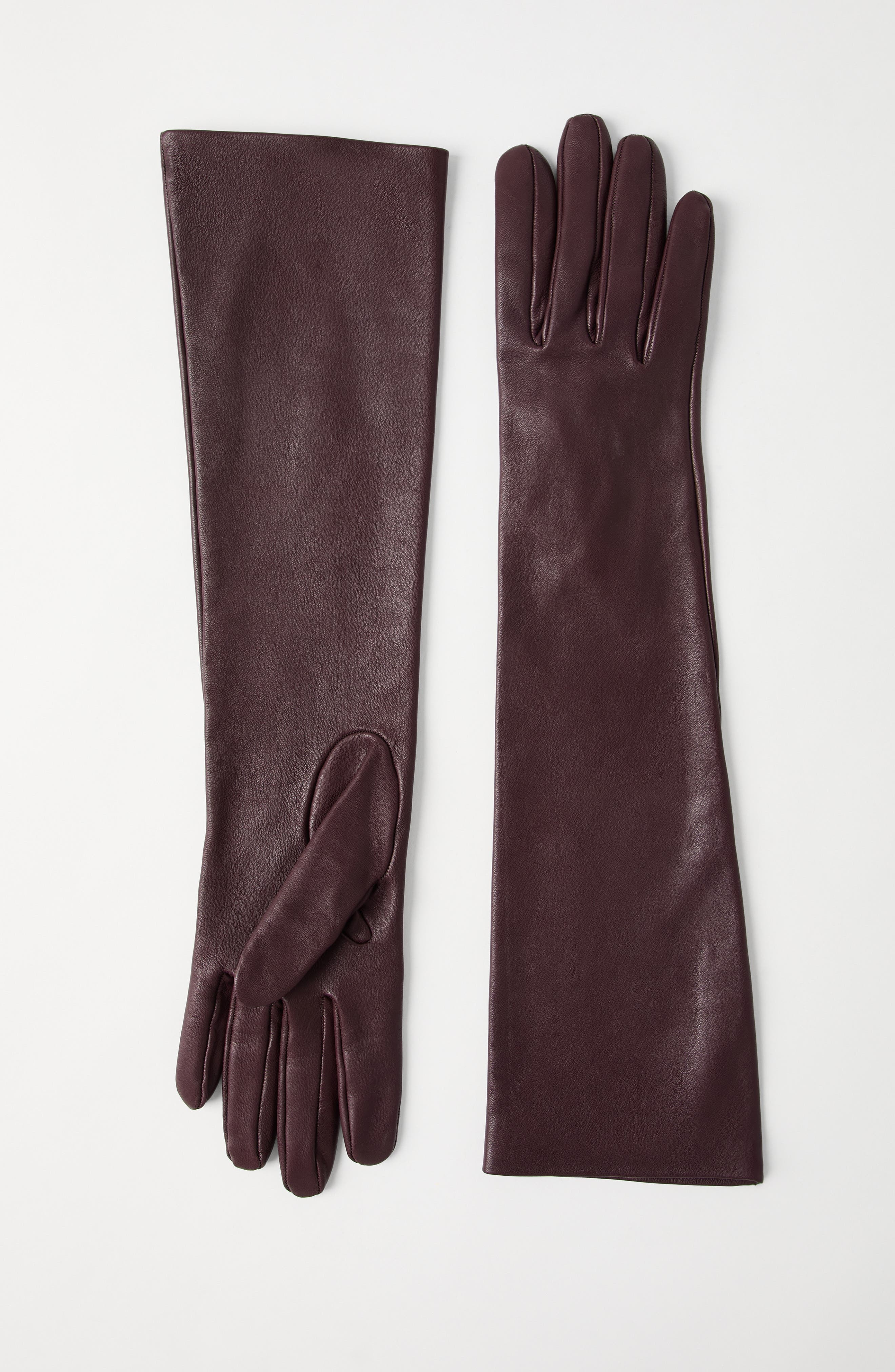 Brunello Cucinelli Long gloves in Burgundy at Nordstrom - 2