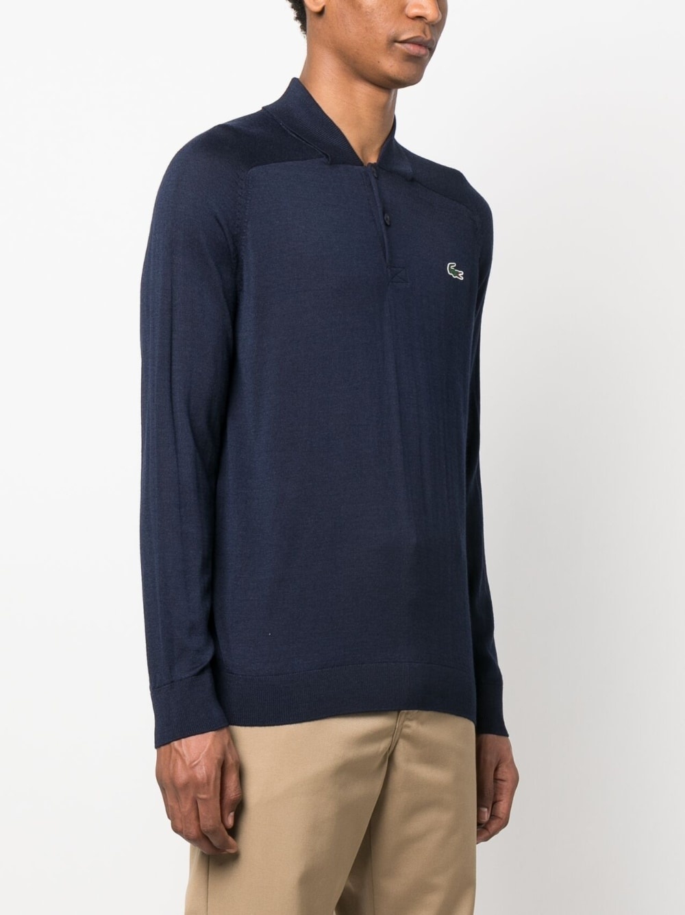 logo-patch raglan-sleeve polo shirt - 3