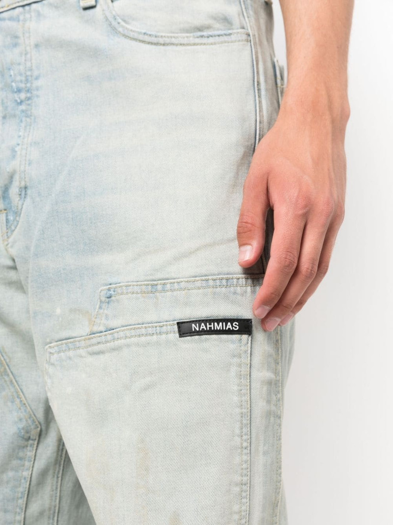straight-leg panelled jeans 5
