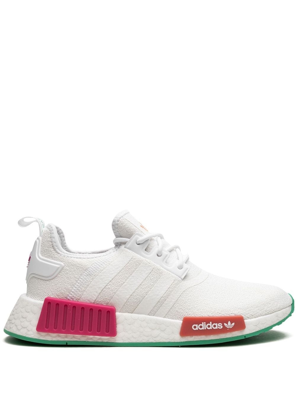 NMD_R1 "White/Magenta/Green" sneakers - 1