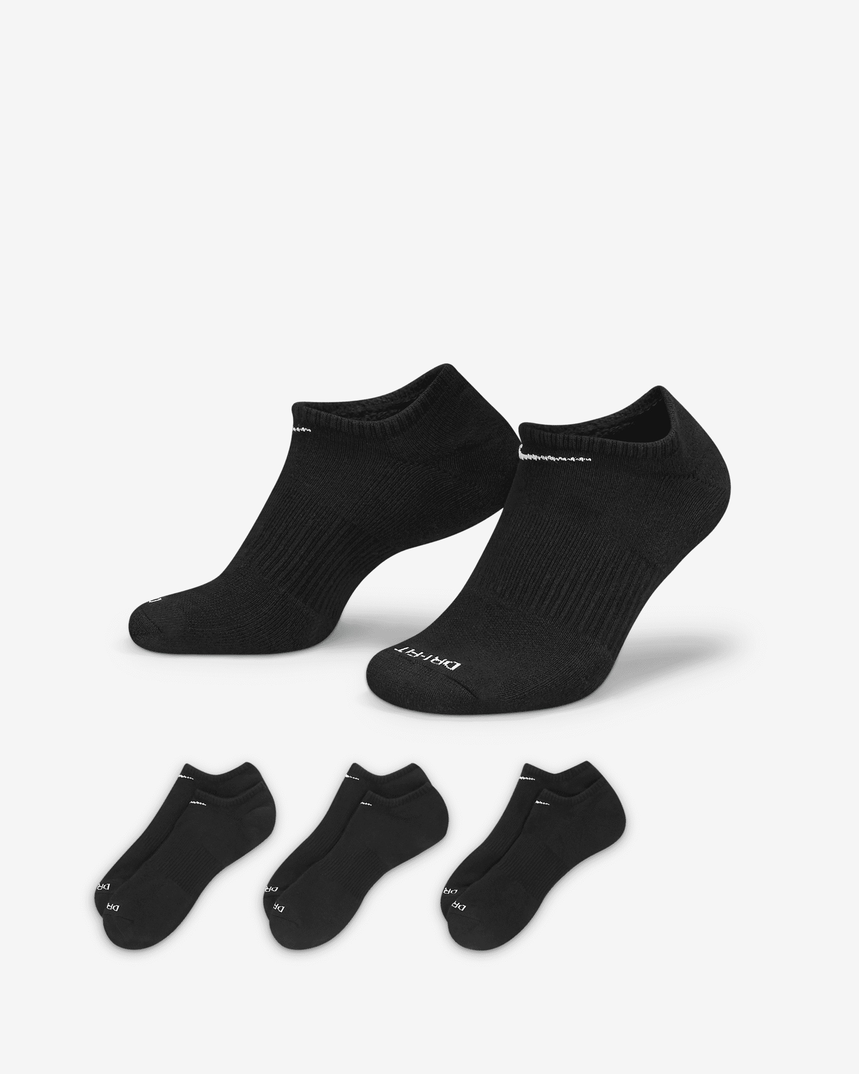 Nike Everyday Plus Cushion Training No-Show Socks (3 Pairs) - 1