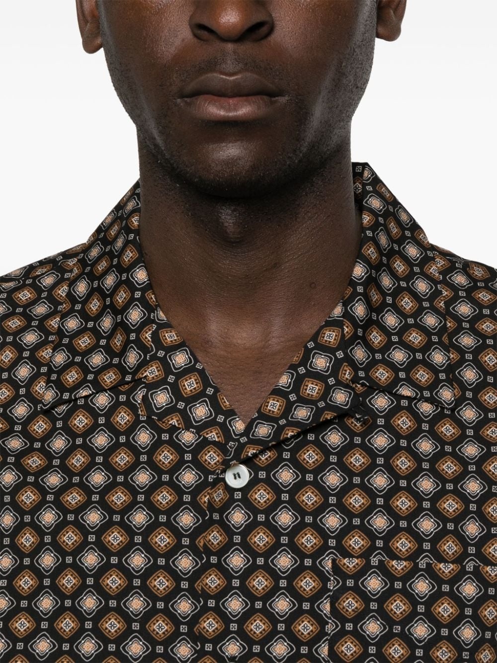 Lloyd geometric-pattern shirt - 5