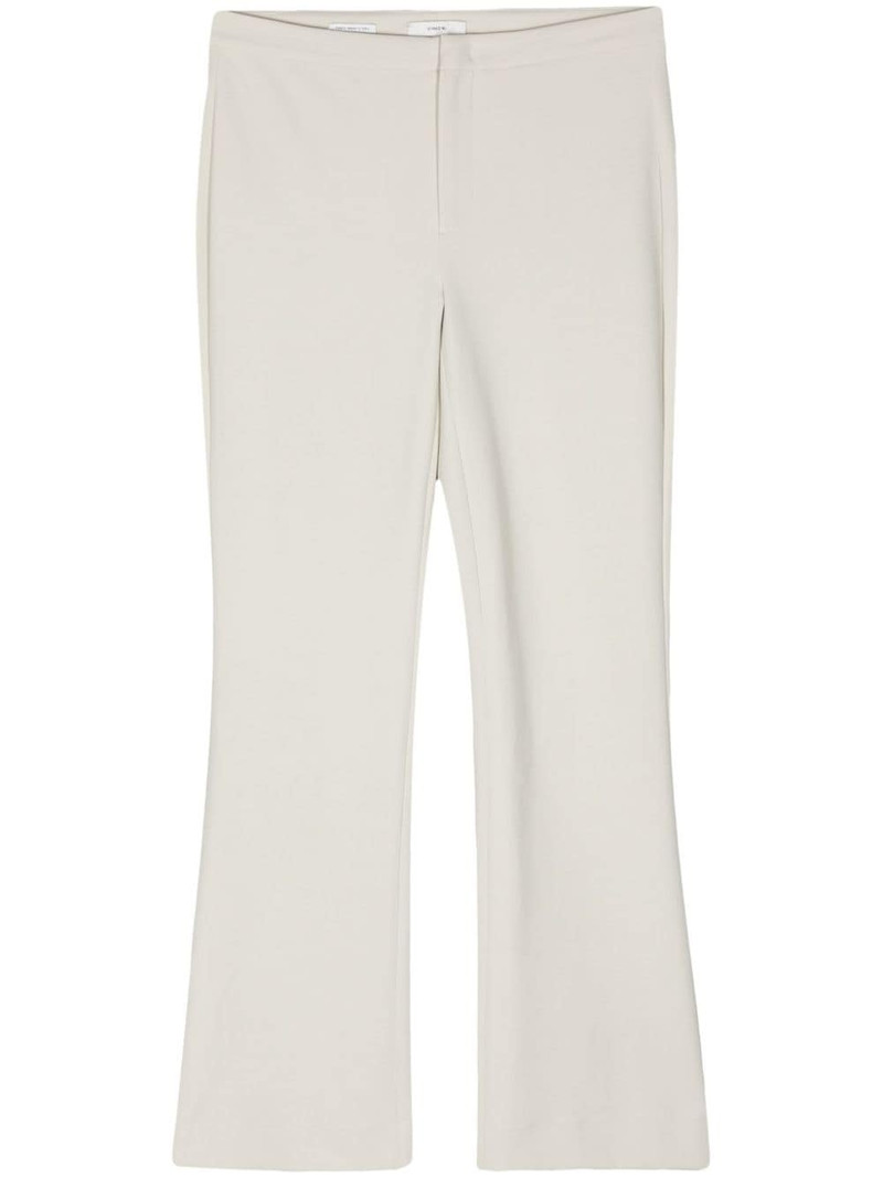 mid-rise flared trousers 1