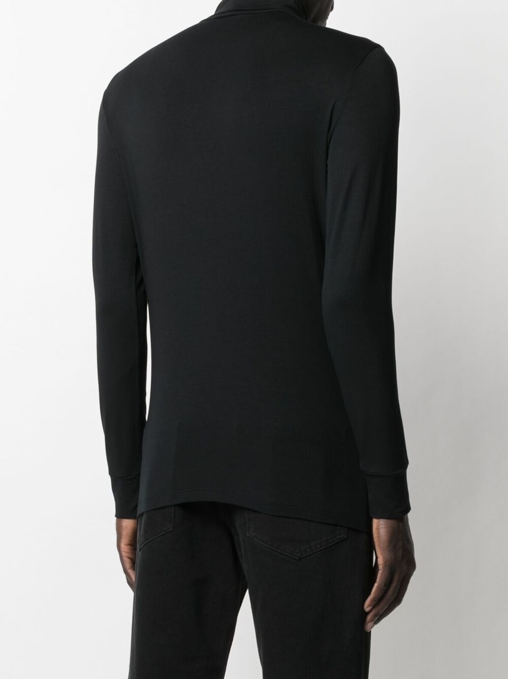 roll neck long-sleeve T-shirt - 4