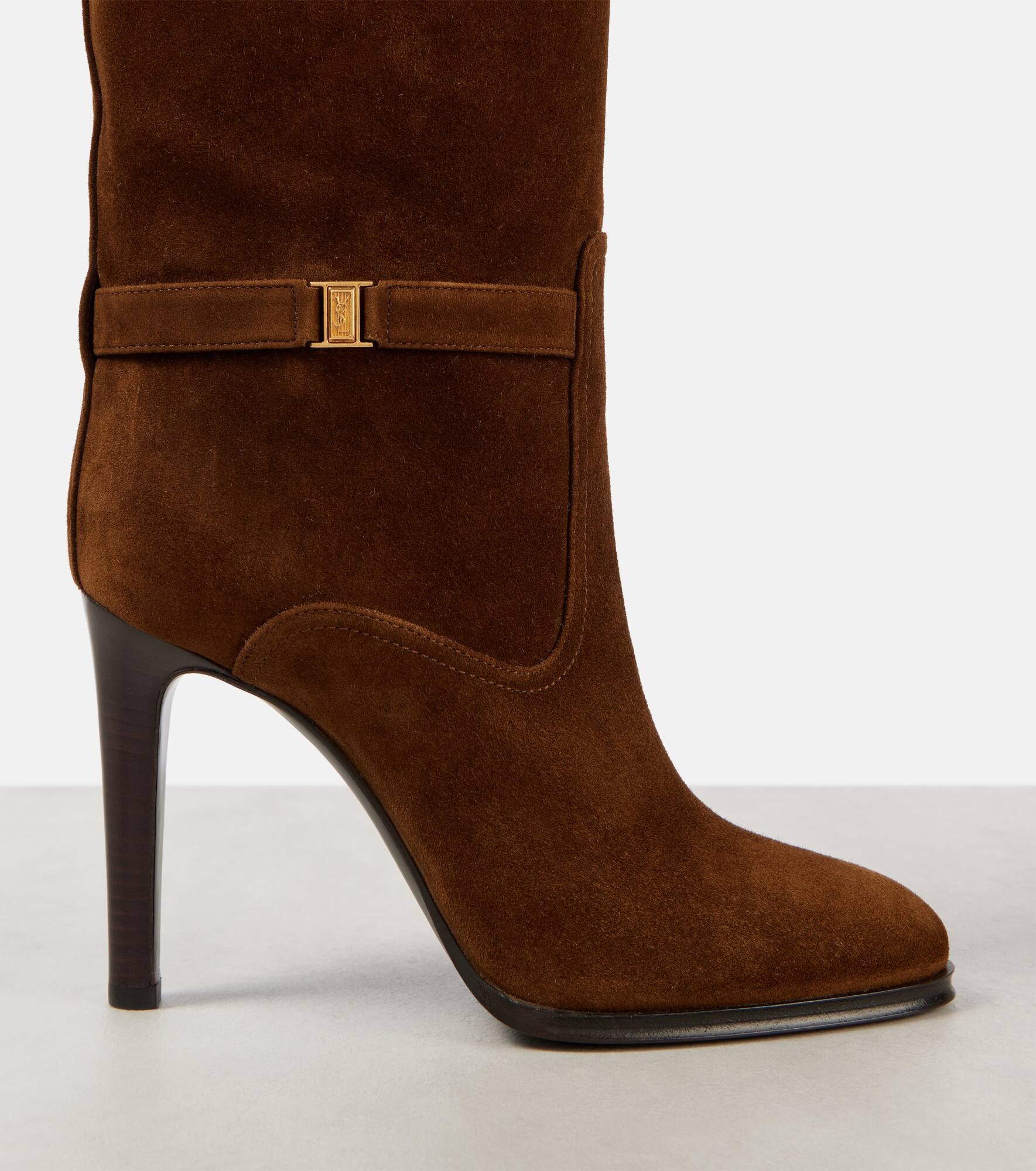 Diane 100 suede knee-high boots - 5