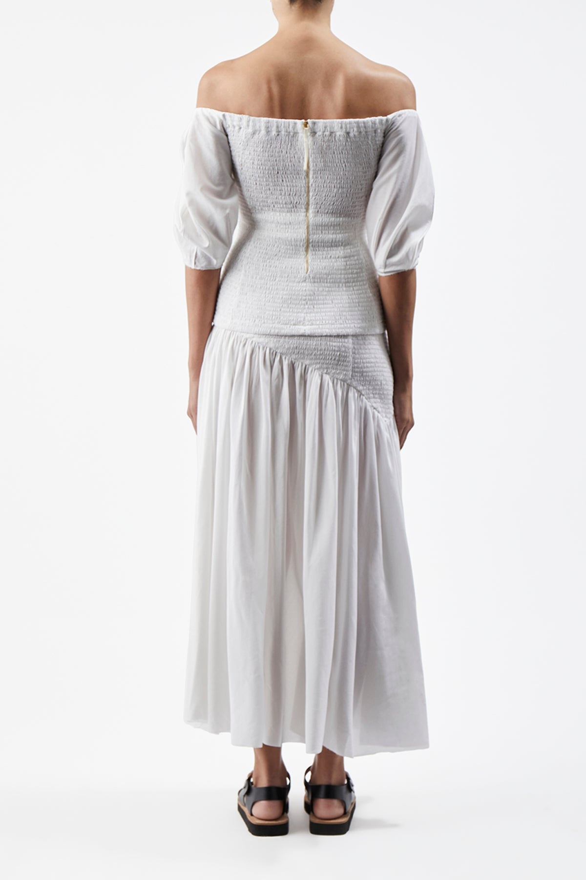 Maxwell Skirt in Silk Linen - 4