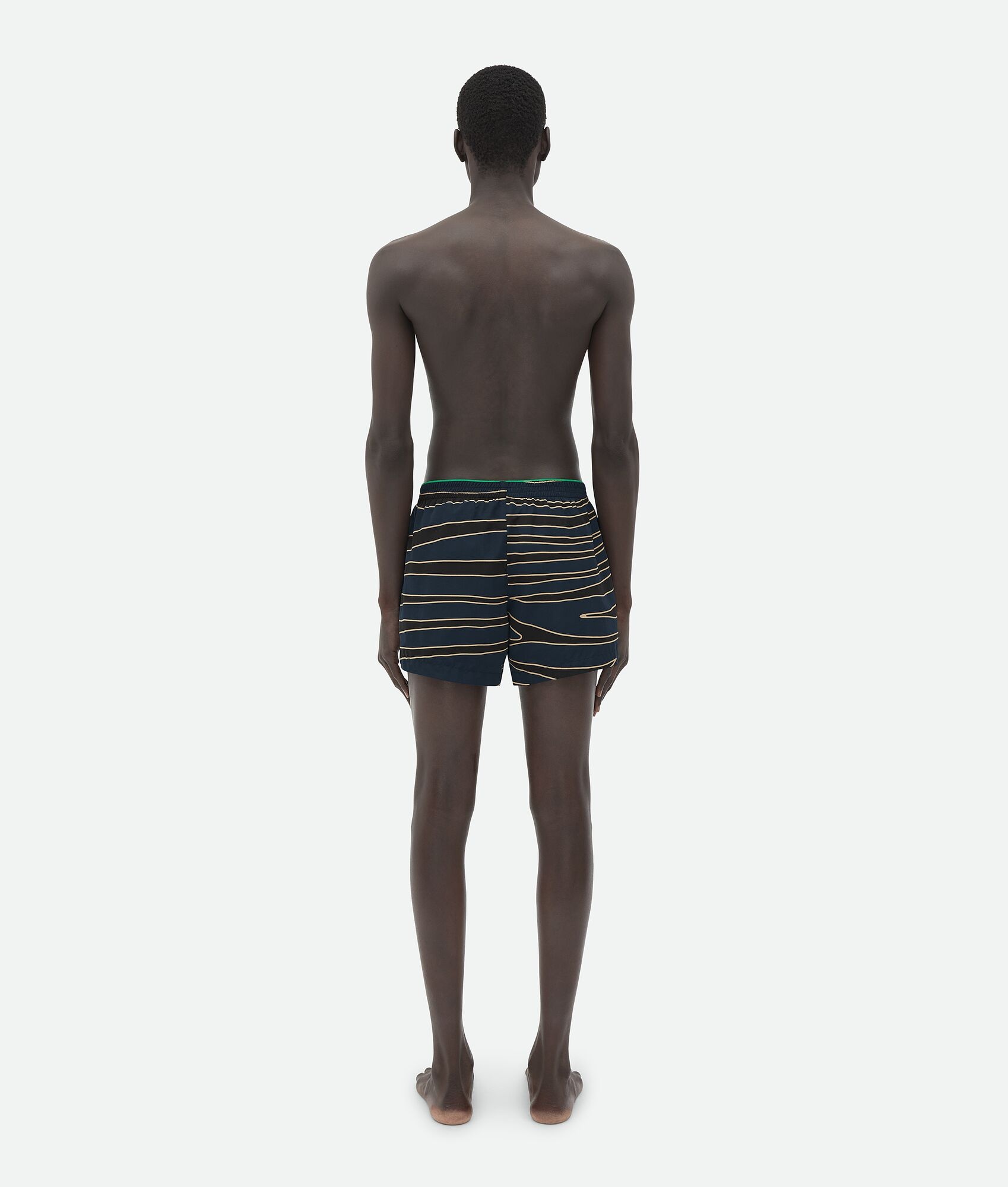 Animal Print Nylon Swim Boxer - 3