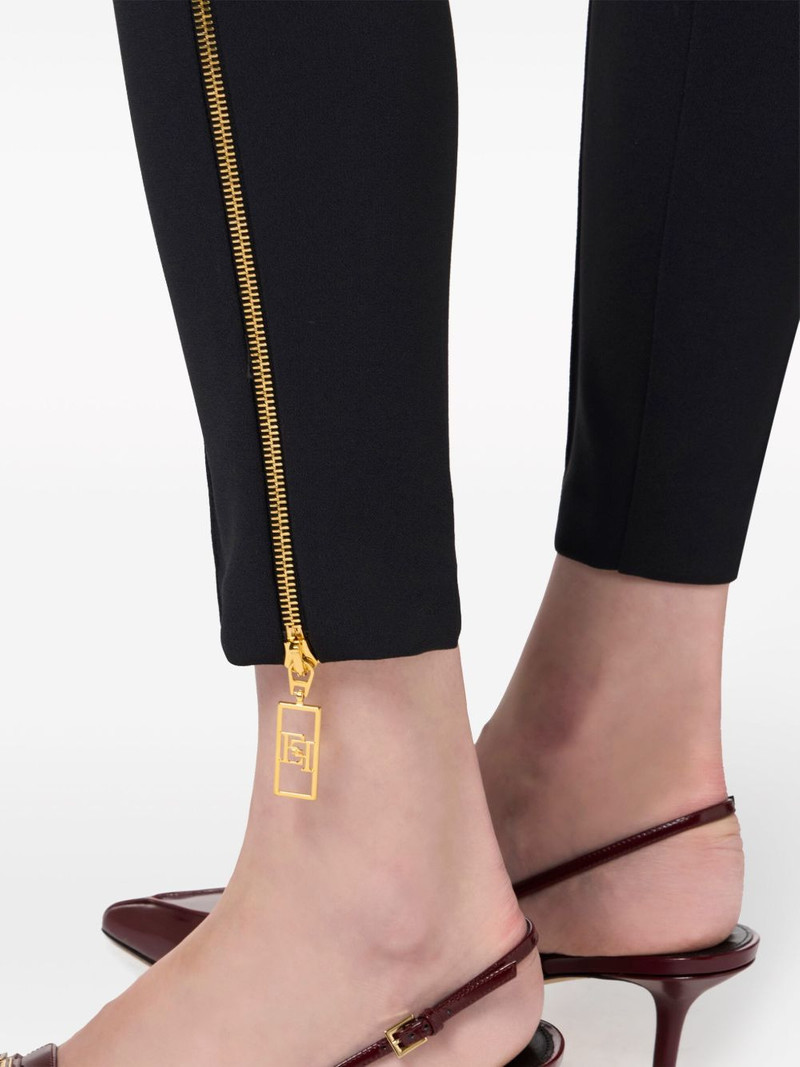 side-zip skinny trousers 5