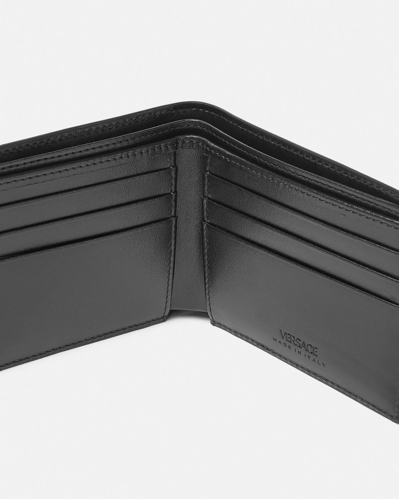 VERSACE Croc-Effect Medusa Biggie Wallet outlook