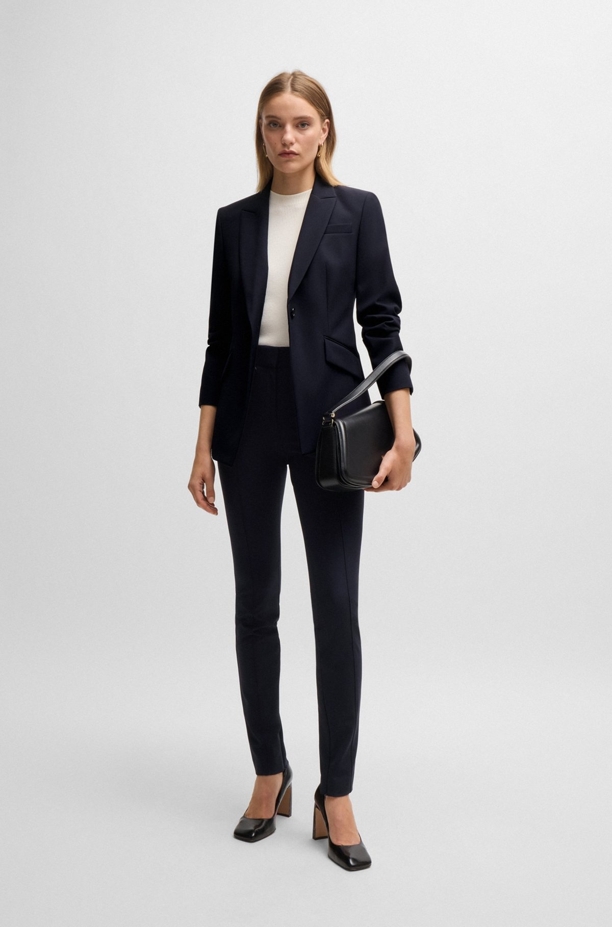 SLIM-FIT JACKET IN QUICK-DRY STRETCH CLOTH - 3