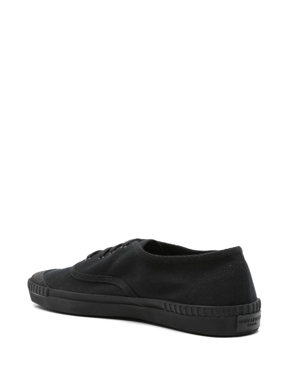 canvas low-top sneakers - 3