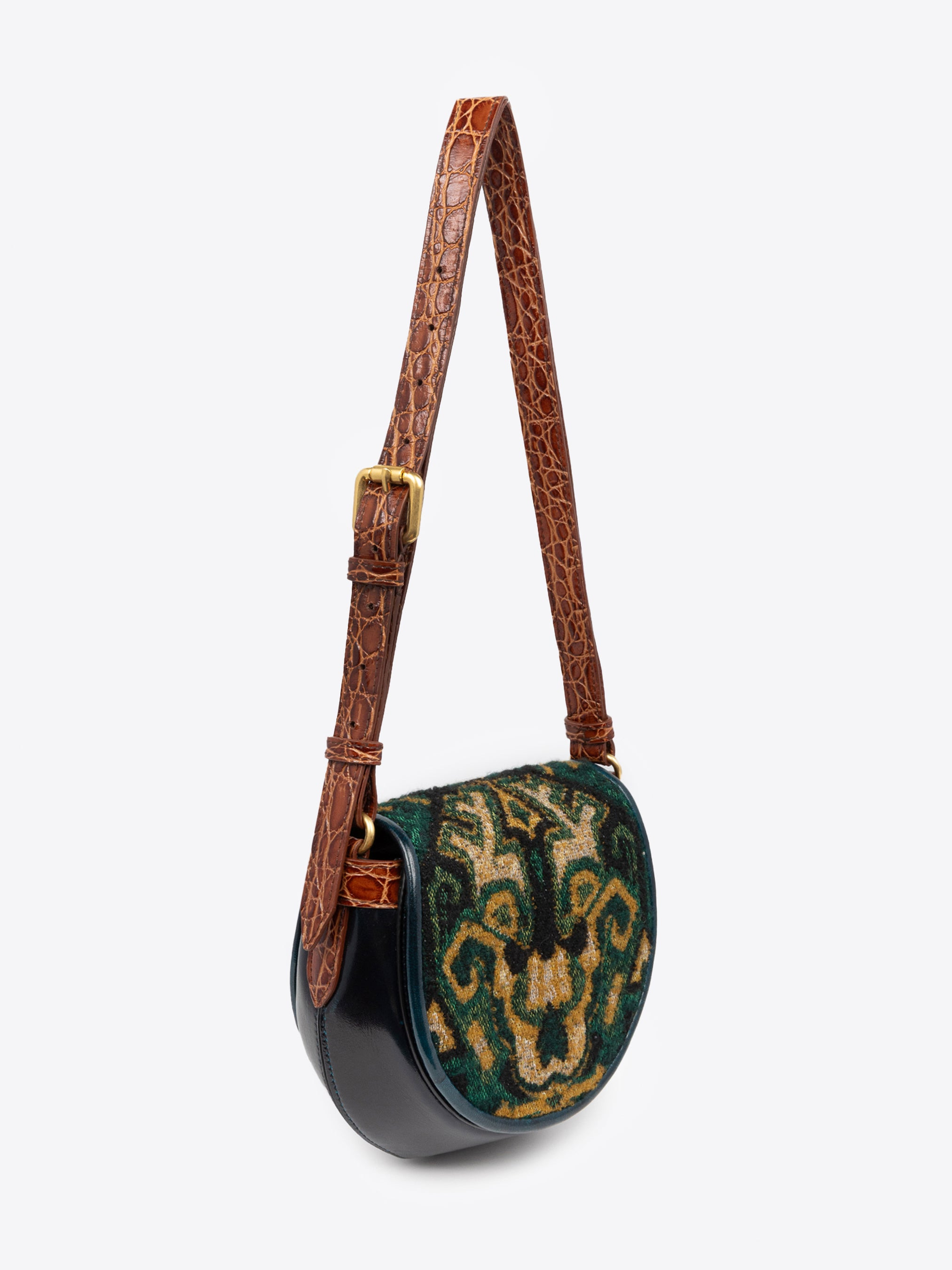 JACQUARD CROSSBODY BAG - 3