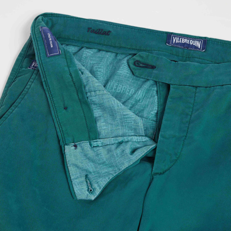 Men Tencel Cotton Chino Pants Solid 6