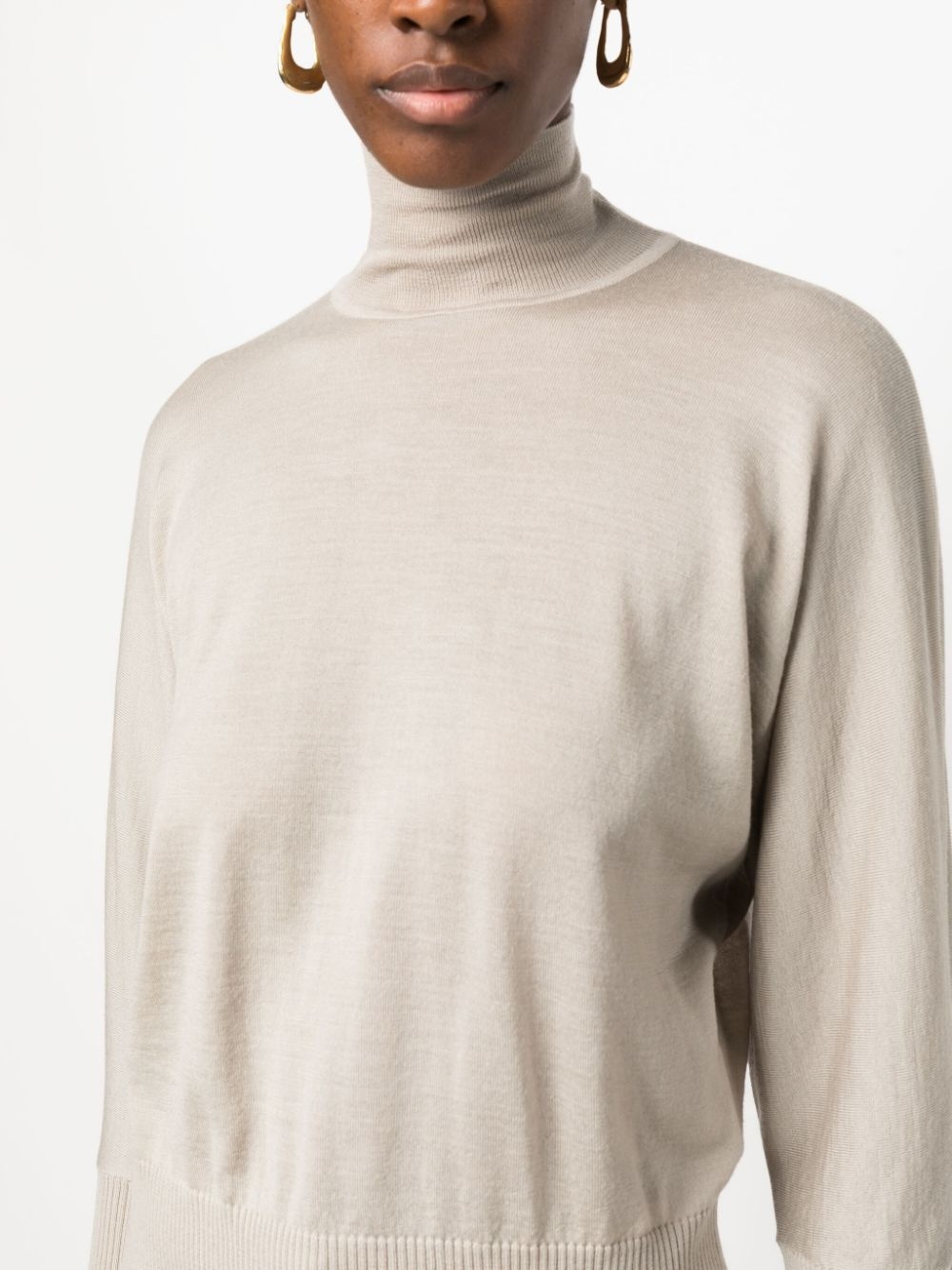 Talea wool high-neck jumper - 5