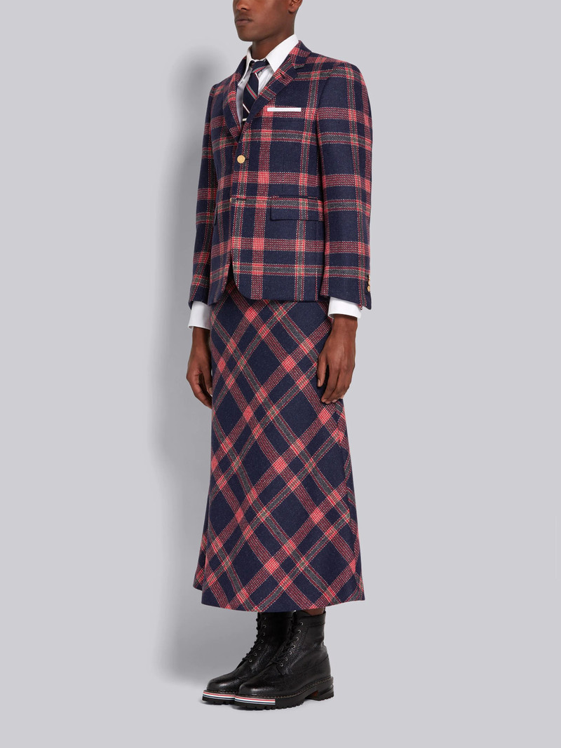 Black Pebble Grain Leather Stripe Insert Hiking Sole Longwing Boot 6