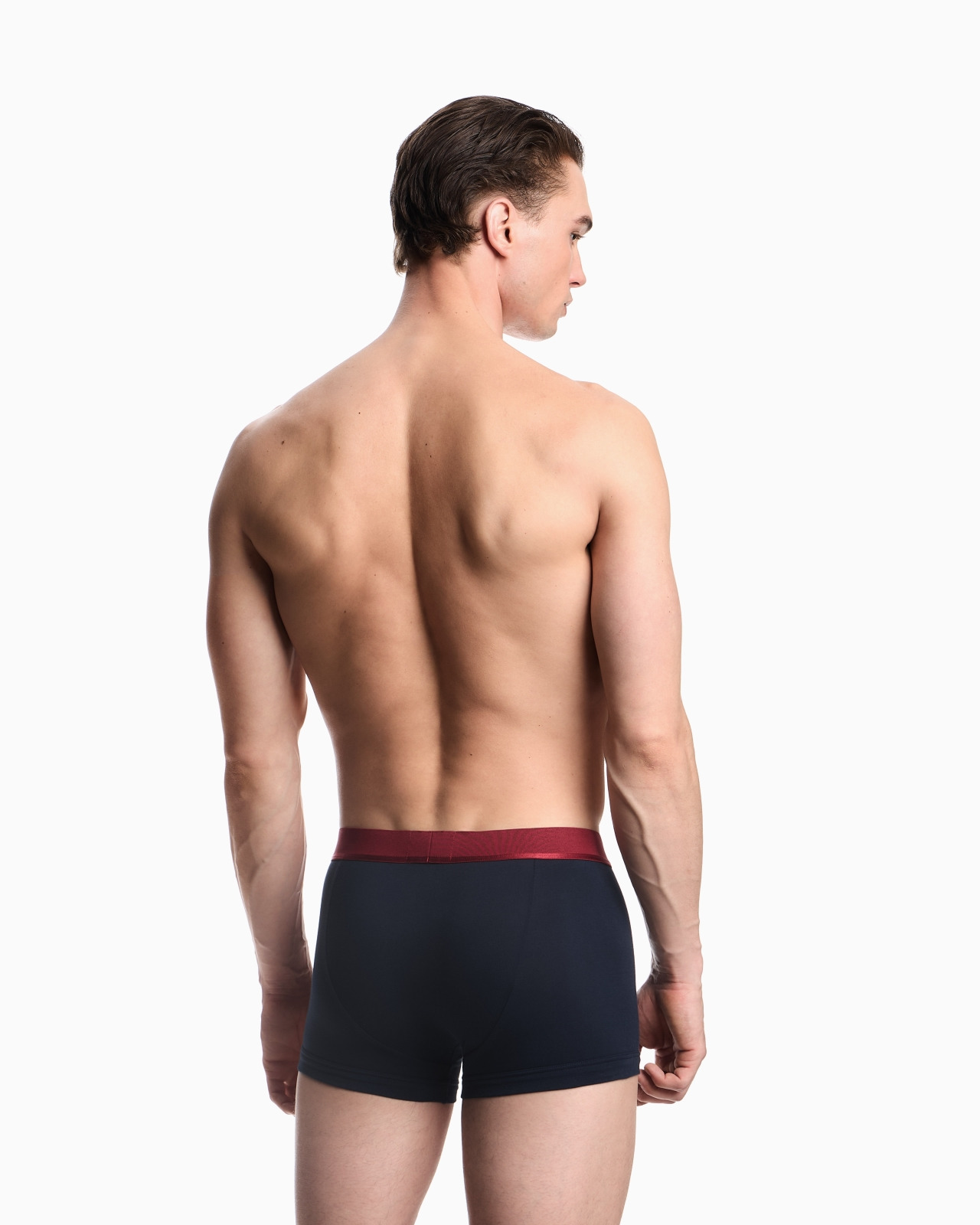 THREE-PACK OF ASV SHINY LOGOBAND ORGANIC JERSEY BOXER BRIEFS - 3