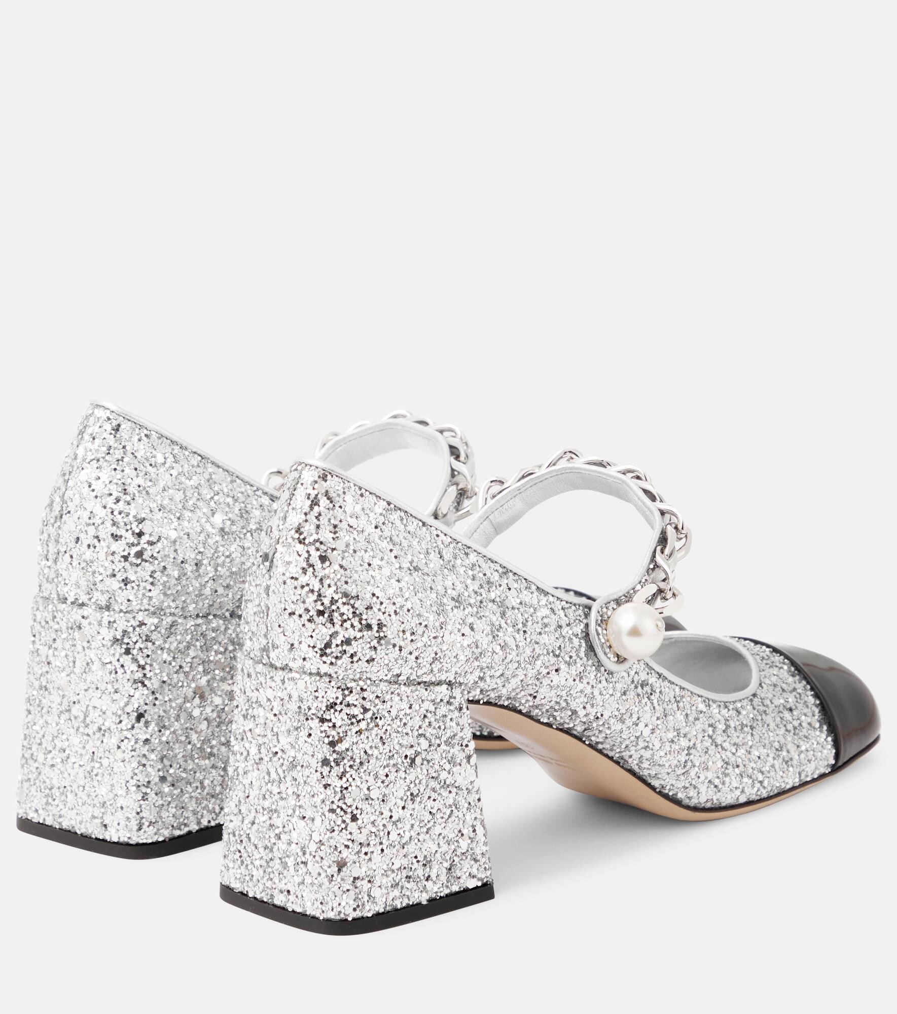 Glitter Mary Jane pumps - 3
