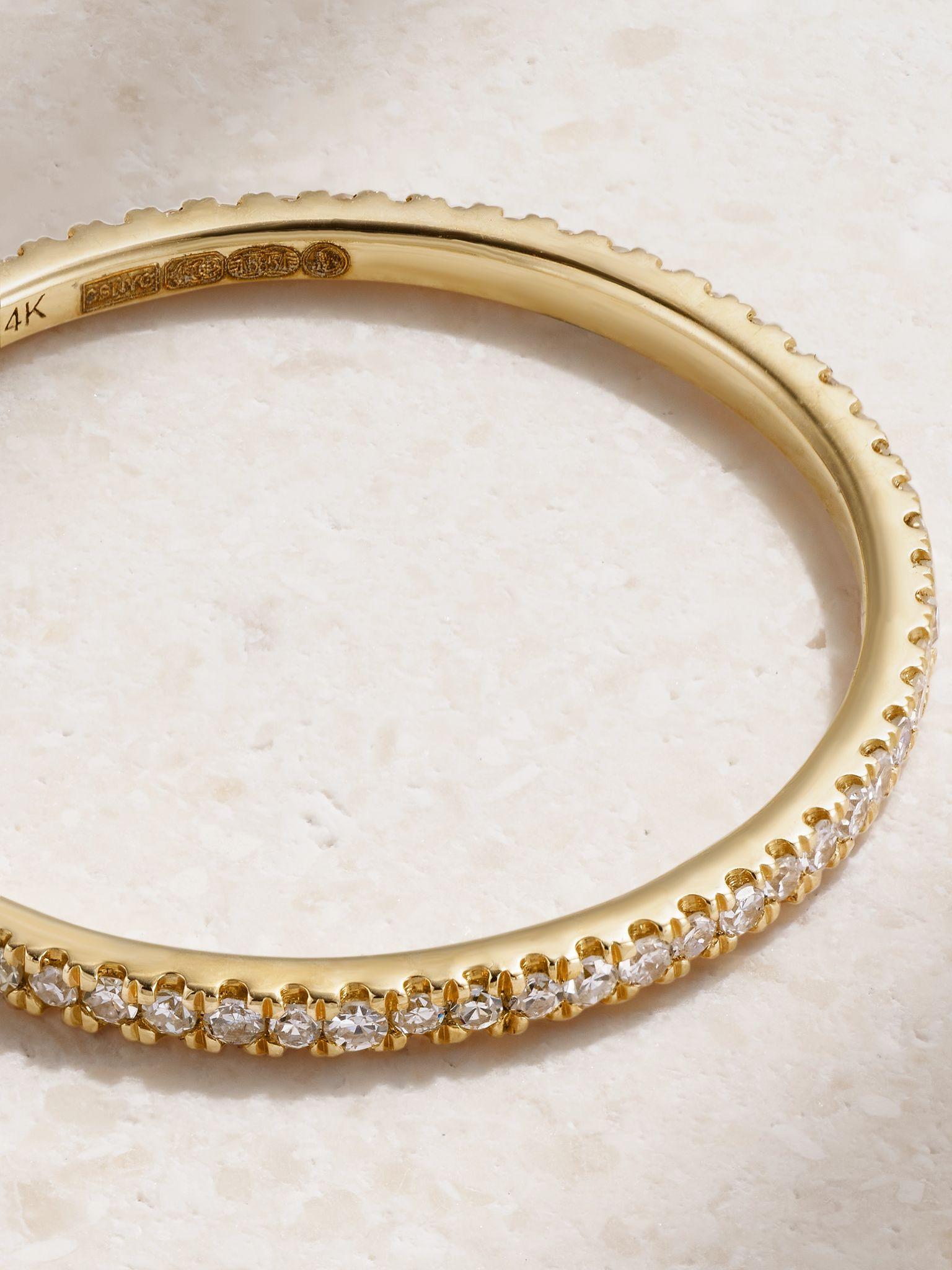 Gold diamond ring Gold - 3