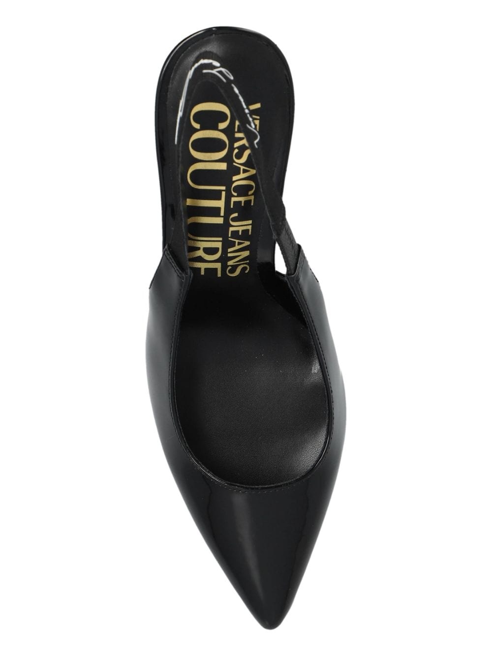 logo slingback pumps - 6