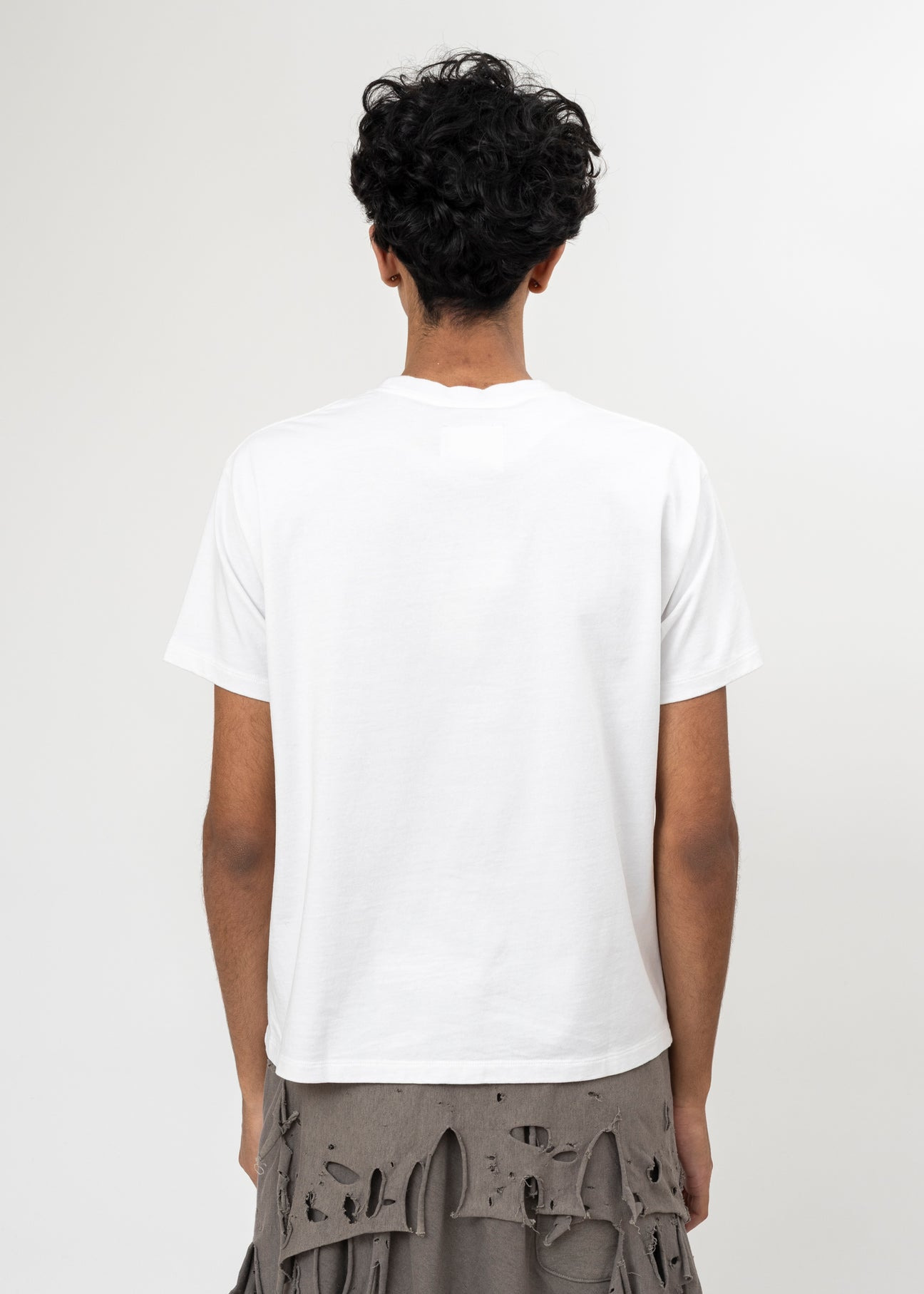 White DOUBLET I Love My Pet Oversized T-shirt - 3