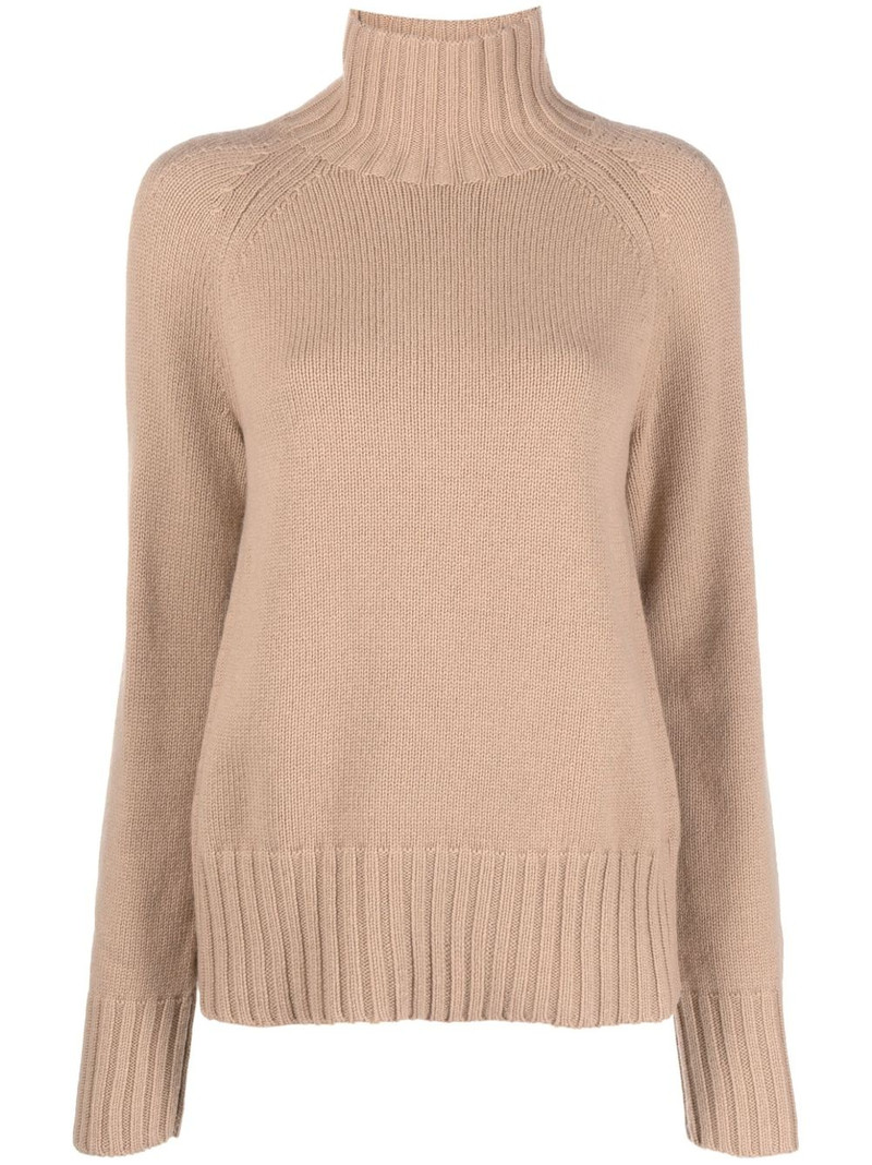 fine-knit high-neck sweatshirt 1