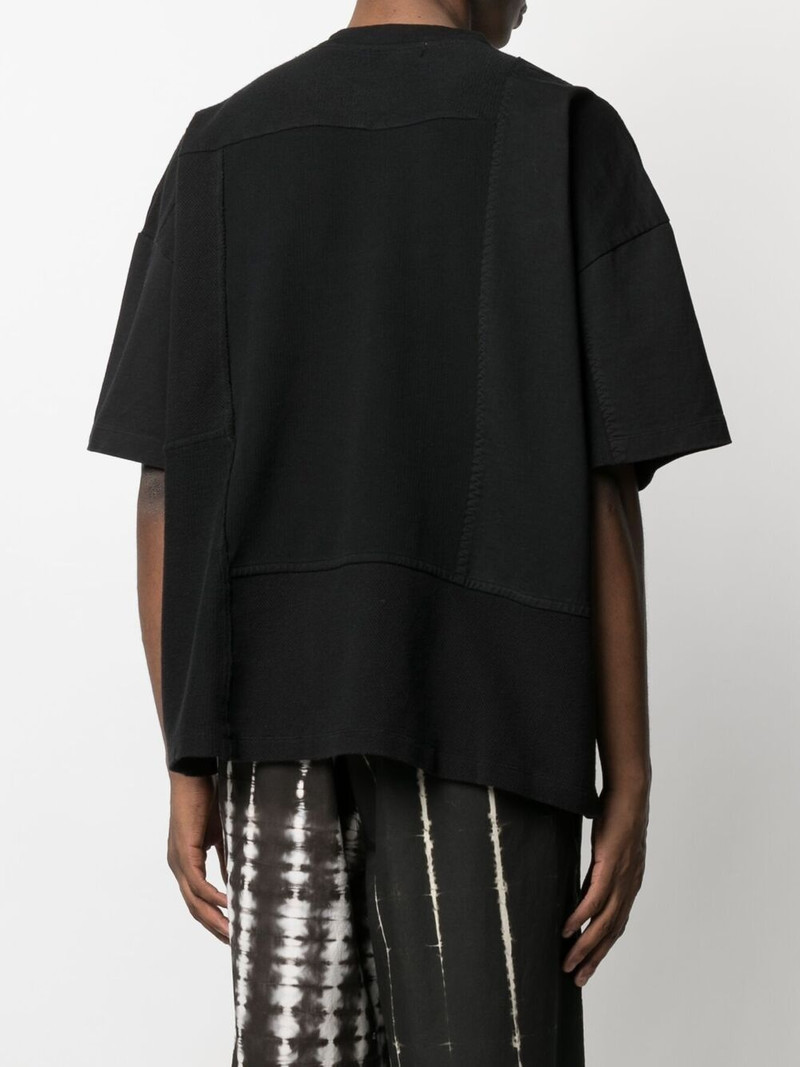 logo-embroidered cotton T-shirt 5