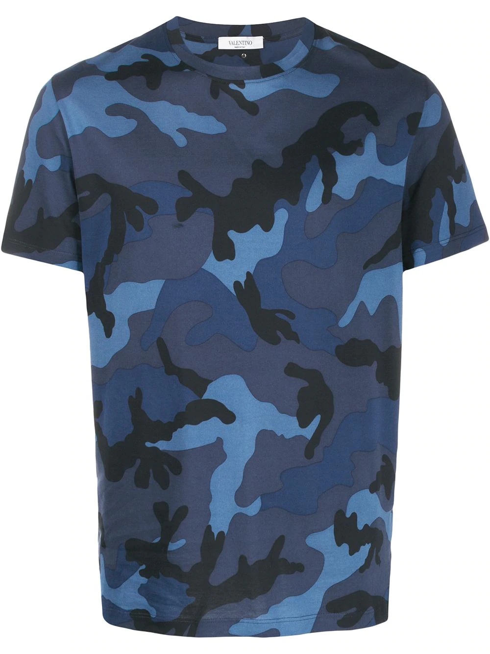 camouflage print T-shirt - 1