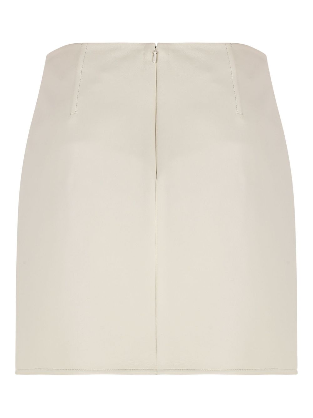 leather mini skirt - 2