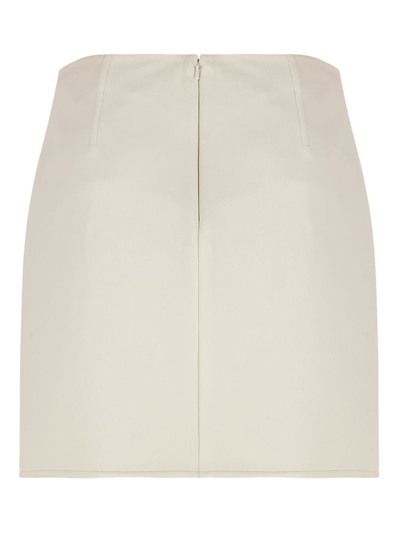 Tod's leather mini skirt outlook