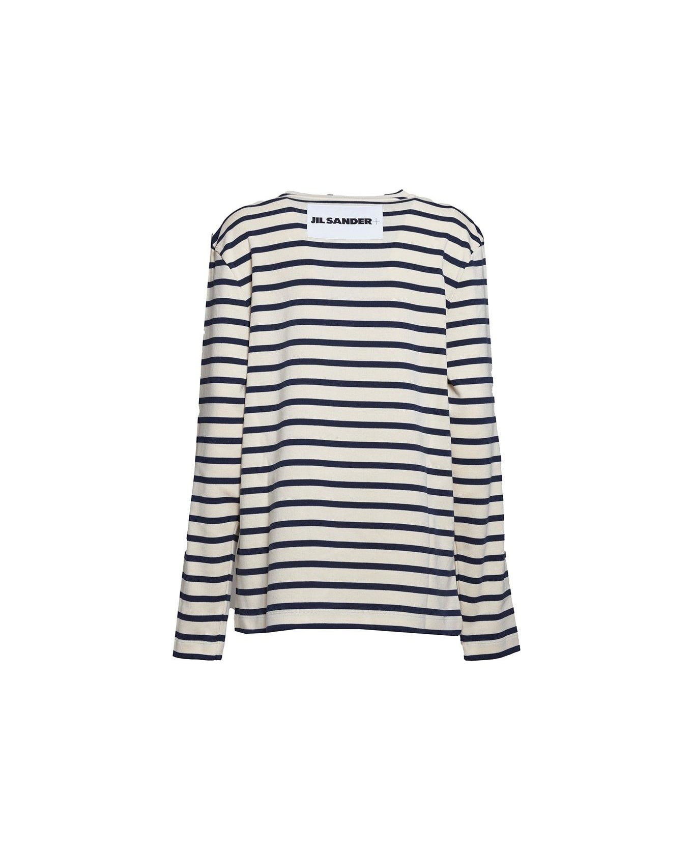 Jil Sander+ Striped Crewneck Sweatshirt - 2